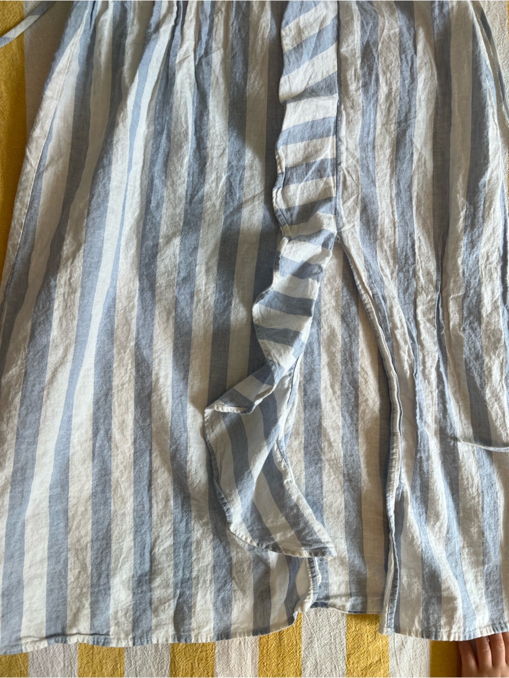 Blue and White Stripe dress - Picture 2 of 6